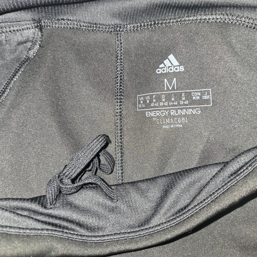 Adidas Climacool Energy Running Leggings Black 7/8 Length Size M Reflective - Picture 5 of 10